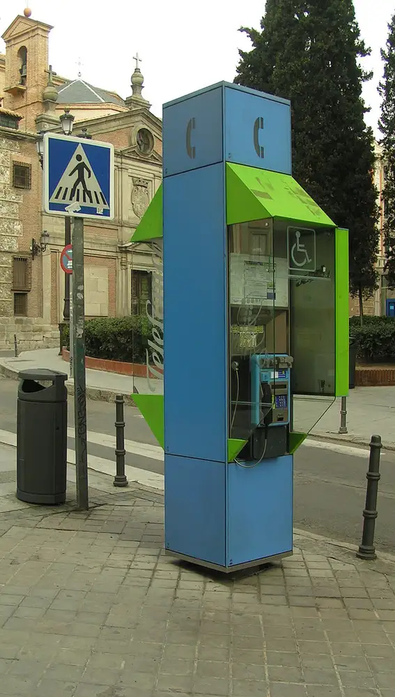 Cabina de teléfono en España