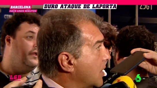 Joan Laporta explota: "El Barça es culpable de esta situación del aplazamiento porque tenía que haberse hecho fuerte" Joan Laporta explota: "El Barça es culpable de esta situación del aplazamiento porque tenía que haberse hecho fuerte"
