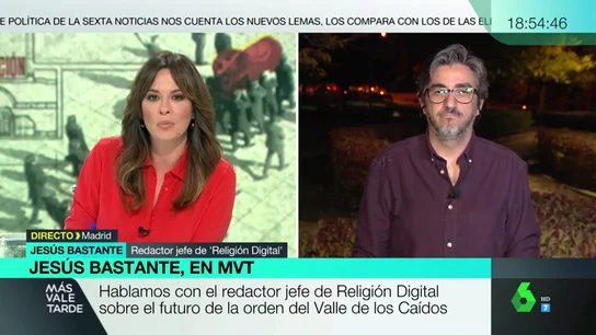 Jesús Bastante, sobre el prior del Valle de los Caídos: "Estaba dispuesto a inmolarse; podíamos haberle visto salir esposado" Jesús Bastante, sobre el prior del Valle de los Caídos: "Estaba dispuesto a inmolarse; podíamos haberle visto salir esposado"