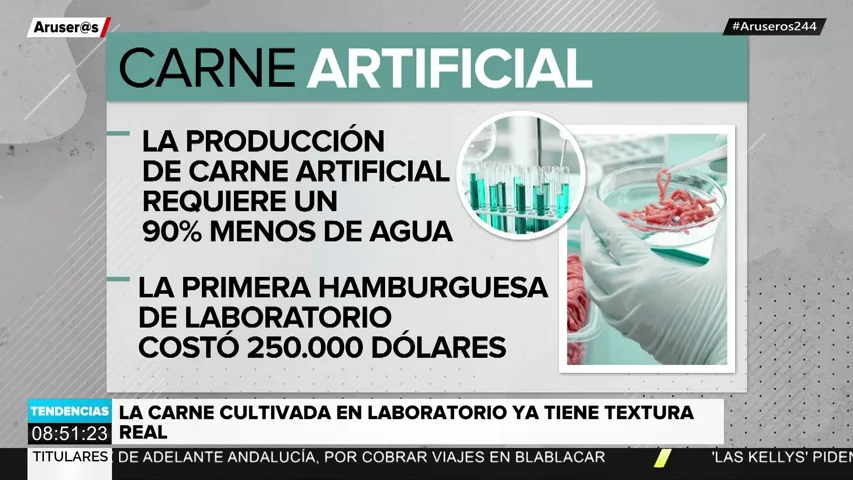 El primer filete artificial ya es una realidad: así se hace la carne cultivada en laboratorio sin sacrificio animal 