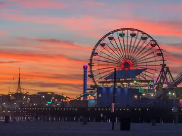 Atardecer Parque de Atracciones Atardecer Parque de Atracciones