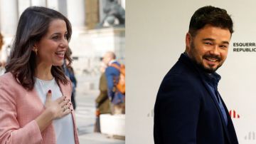 Inés Arrimadas y Gabriel Rufián