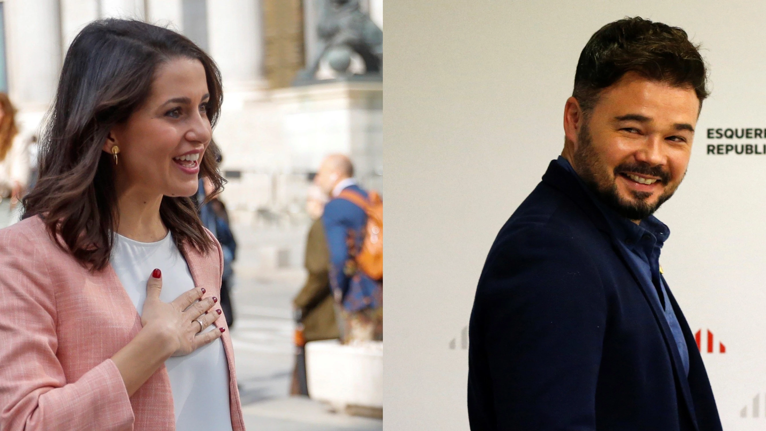 Inés Arrimadas y Gabriel Rufián