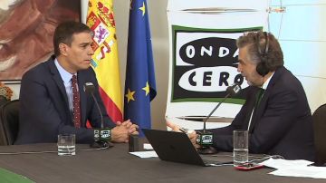 Pedro Sánchez responde a Carlos Alsina en su entrevista en Más de uno