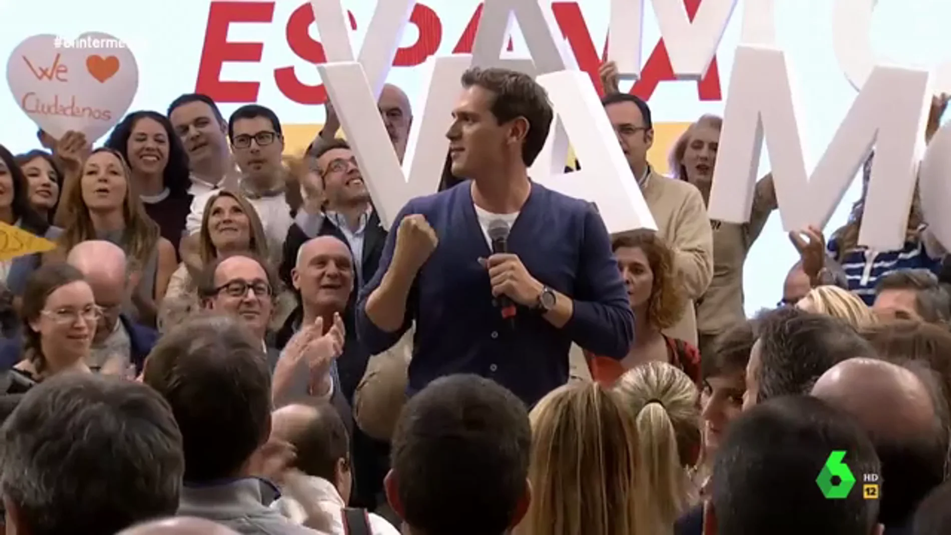 El vídeo que demuestra que Albert Rivera ha 'robado' el 'Sí se puede' de Podemos en la campaña electoral