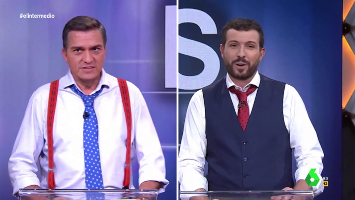 El intenso 'Debate por la cara' entre Sánchez y Casado: "Yo no pienso pactar con nadie, voy a elecciones hasta que me salga mayoría" El intenso 'Debate por la cara' entre Sánchez y Casado: "Yo no pienso pactar con nadie, voy a elecciones hasta que me salga mayoría"