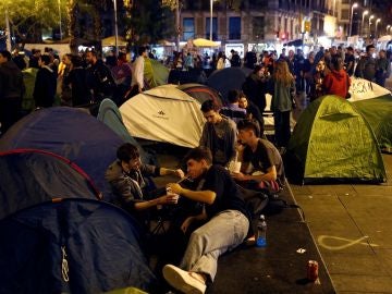Vista de la concentración contra de la sentencia del procés Vista de la concentración contra de la sentencia del procés