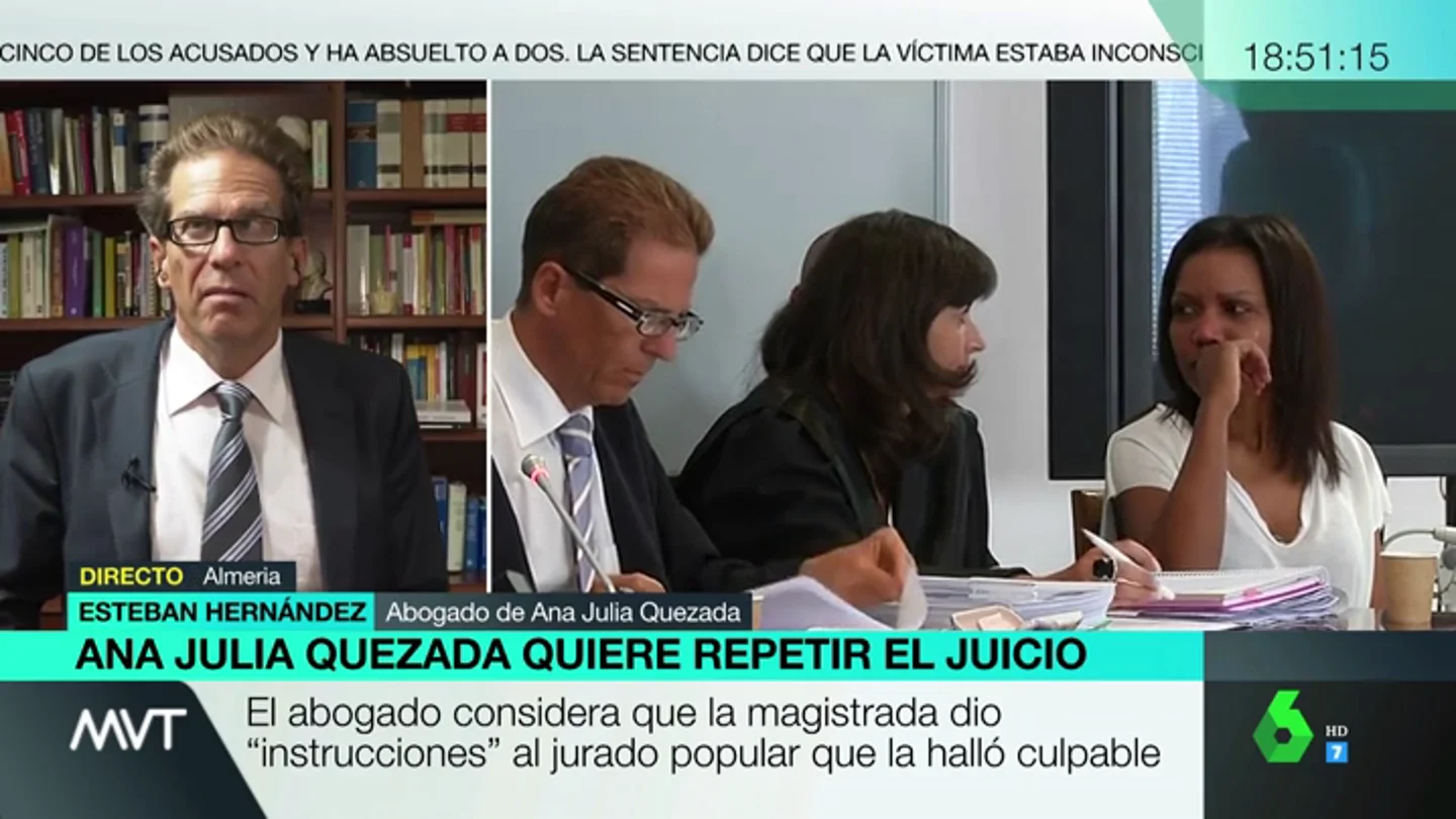 Esteban Hernández, abogado de Ana Julia: "Es difícil para un tribunal evitar la presión mediática, y más si es un jurado" Esteban Hernández, abogado de Ana Julia: "Es difícil para un tribunal evitar la presión mediática, y más si es un jurado"
