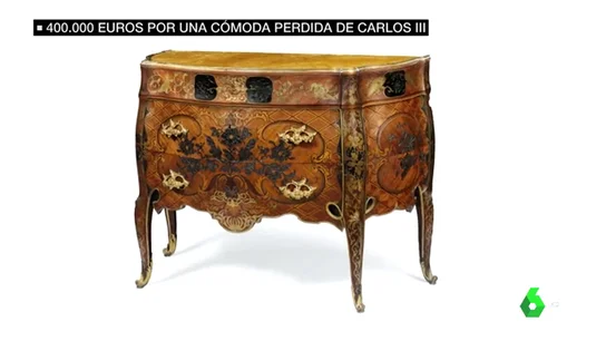 La intrahistoria de la cómoda desaparecida del rey Carlos III: Patrimonio Nacional la ha recuperado por 400.000 euros La intrahistoria de la cómoda desaparecida del rey Carlos III: Patrimonio Nacional la ha recuperado por 400.000 euros