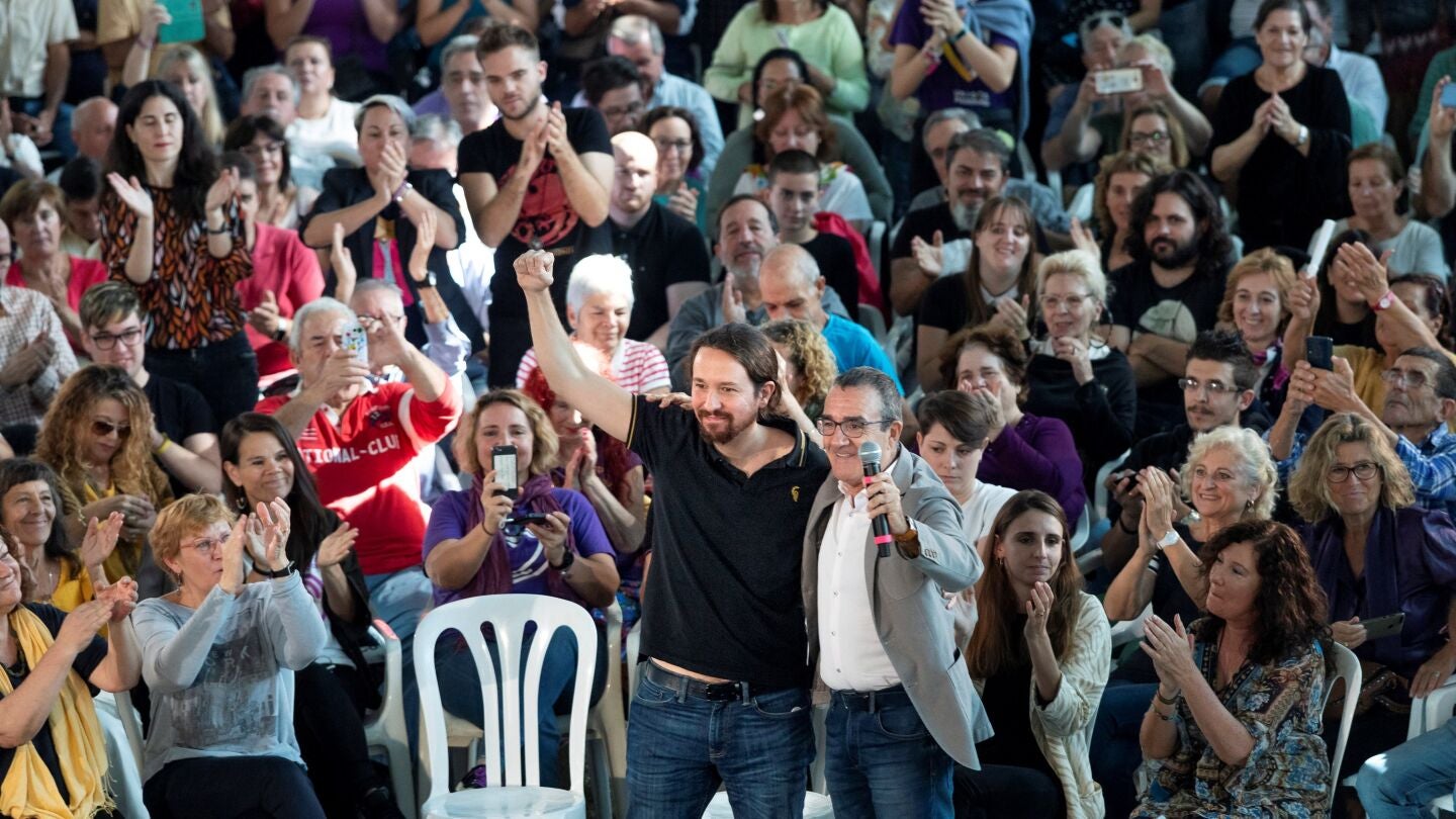 El secretario general de Unidas Podemos Pablo Iglesias