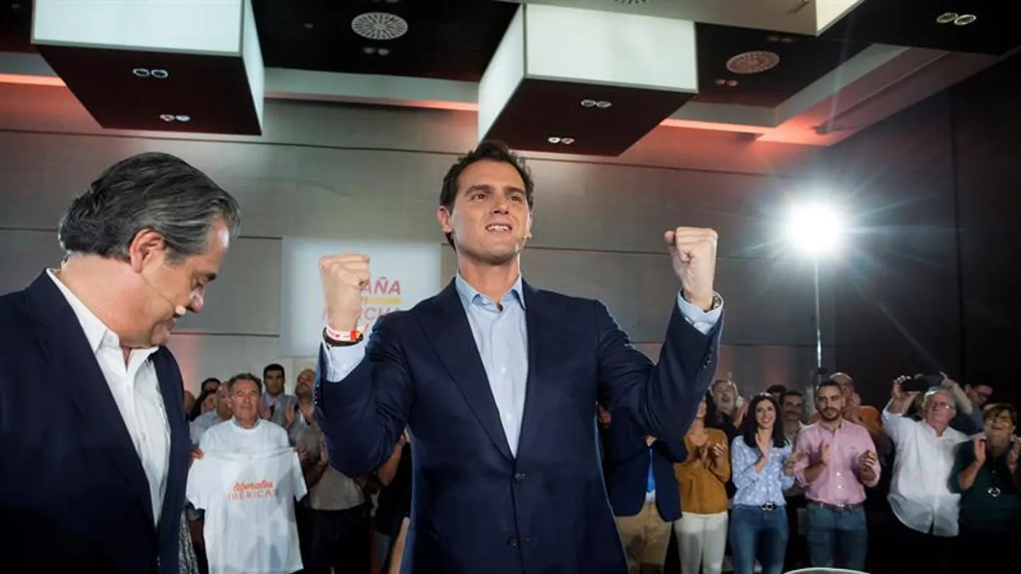 El líder de Ciudadanos, Albert Rivera El líder de Ciudadanos, Albert Rivera