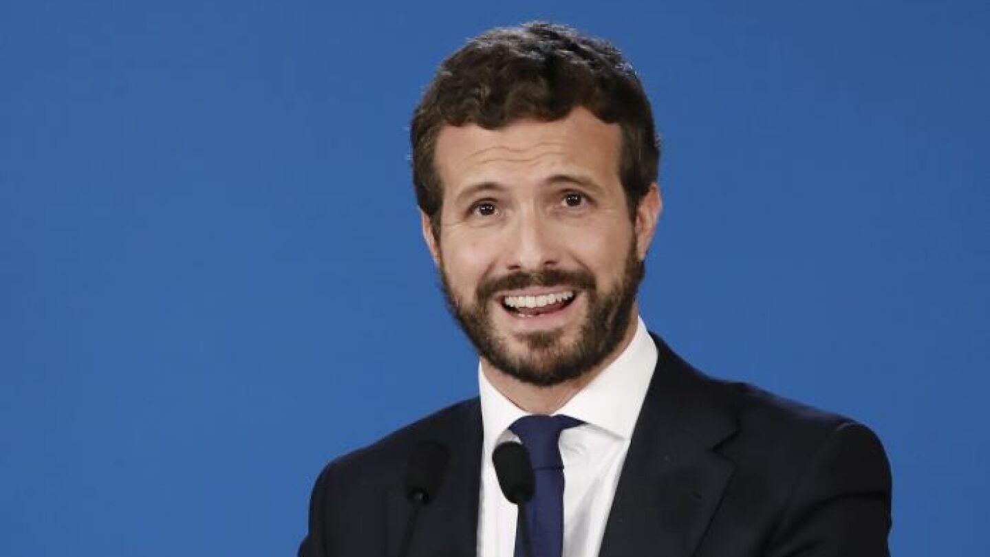 El l&iacute;der del PP, Pablo Casado