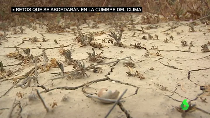 Imagen de un paisaje seco por el cambio climático