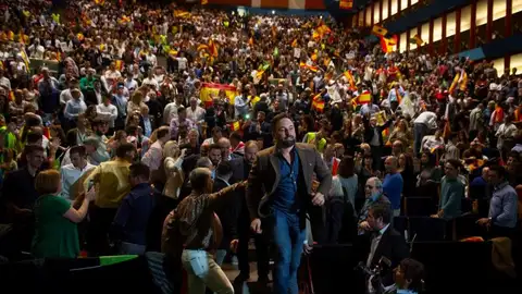 El líder de Vox, Santiago Abascal El líder de Vox, Santiago Abascal