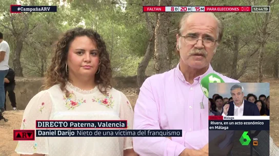 Rafael Darijo, nieto de una de las víctimas del franquismo Rafael Darijo, nieto de una de las víctimas del franquismo
