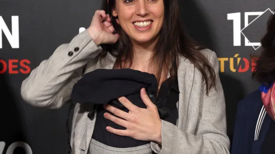 Elecciones generales 2019: Irene Montero llega al debate electoral de RTVE acompañada de su hija de tres meses Irene Montero llega al debate electoral de RTVE acompañada de su hija de tres meses
