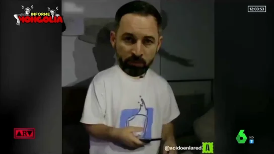 Santiago Abascal en uno de los vídeos de humor de Informe Mongolia Santiago Abascal en uno de los vídeos de humor de Informe Mongolia