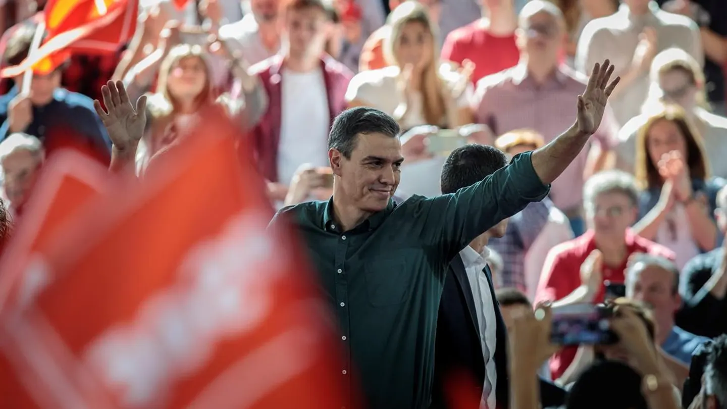 Pedro Sánchez en un acto del PSOE Pedro Sánchez en un acto del PSOE