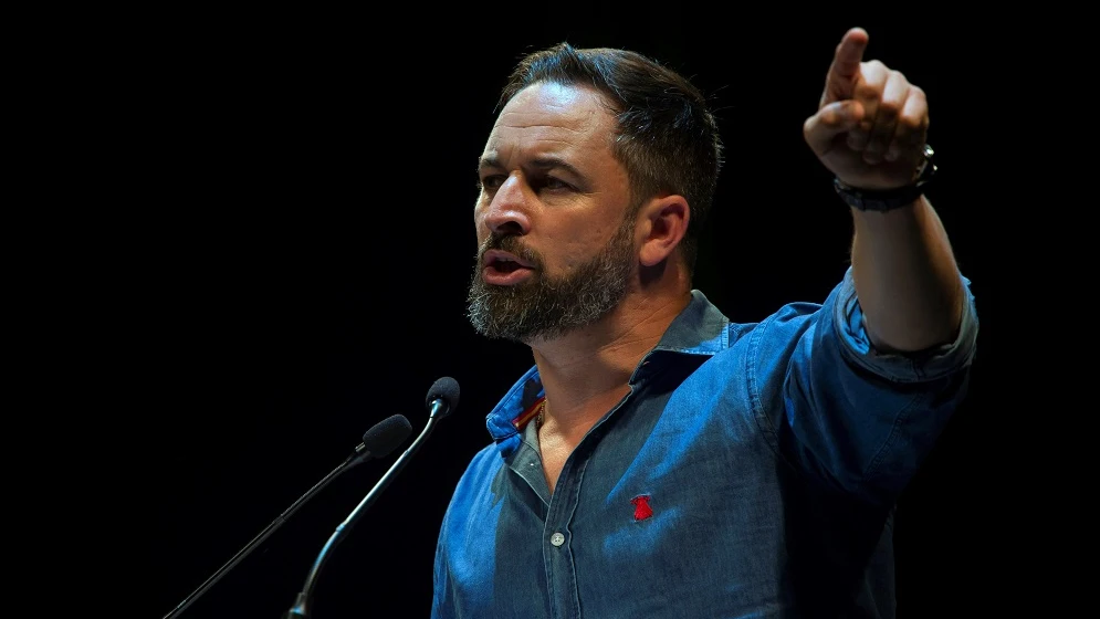 El líder de Vox, Santiago Abascal