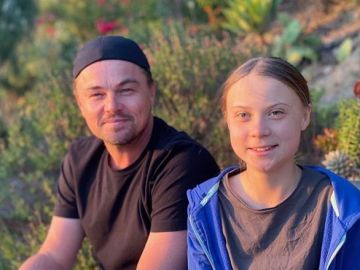 Leonardo DiCaprio y Greta Thunberg Leonardo DiCaprio y Greta Thunberg