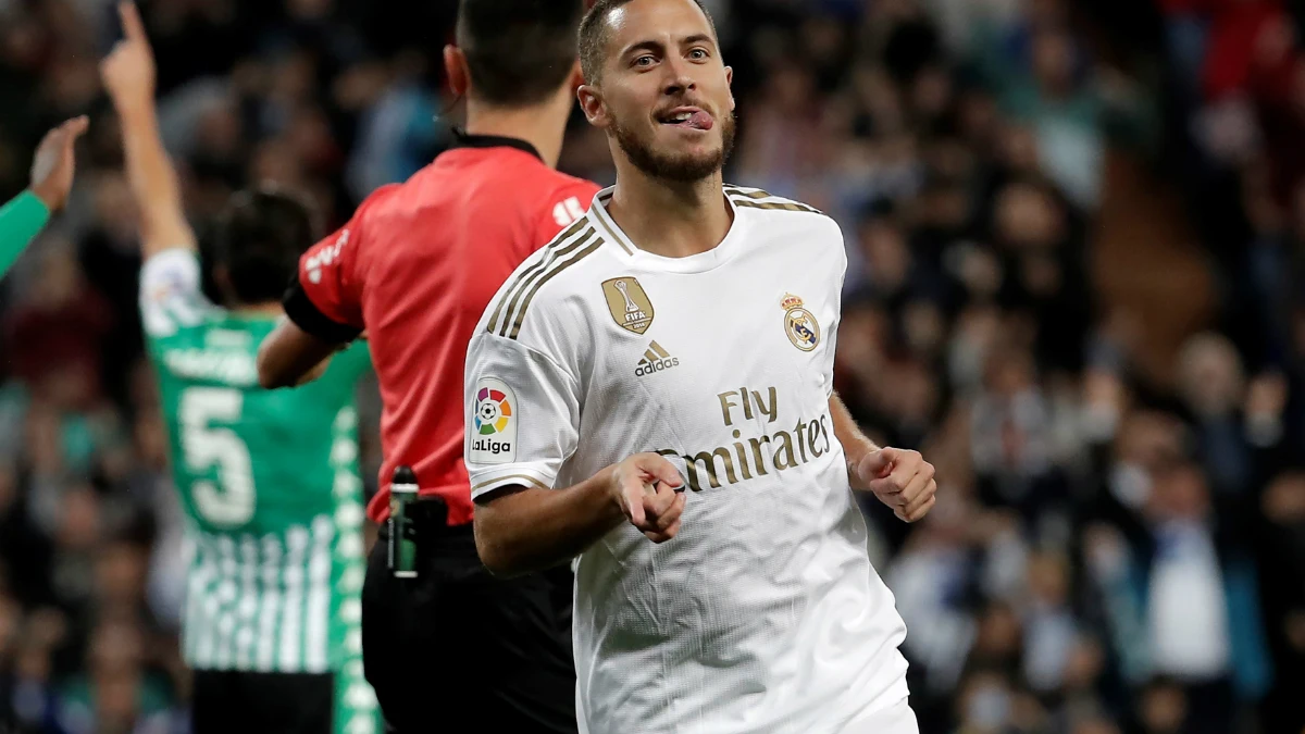 Eden Hazard, ante el Betis