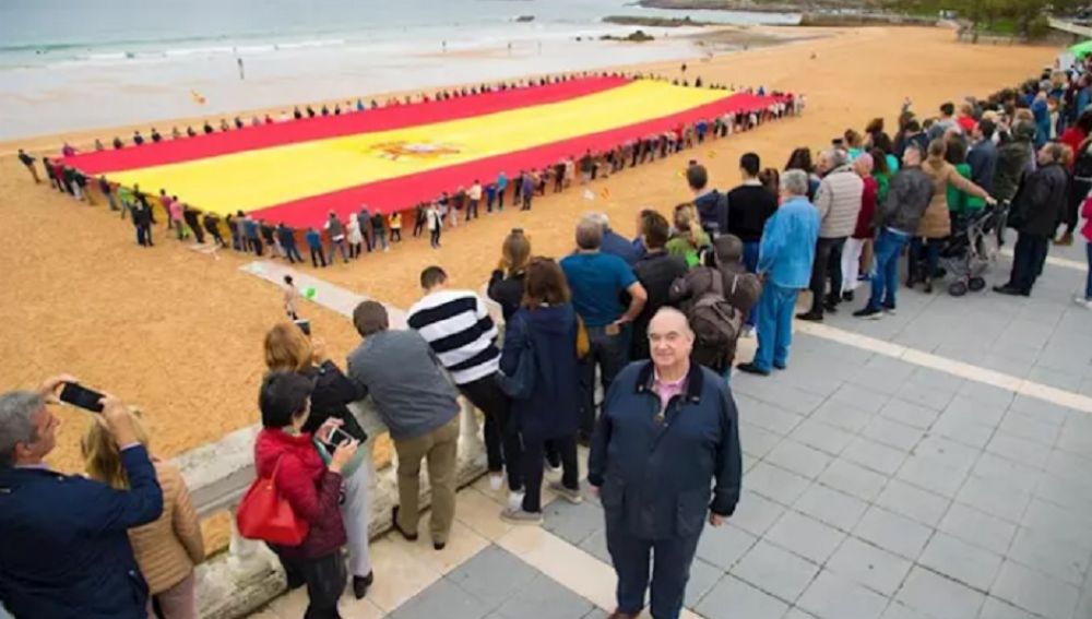 Imagen de la bandera española más grande del mundo