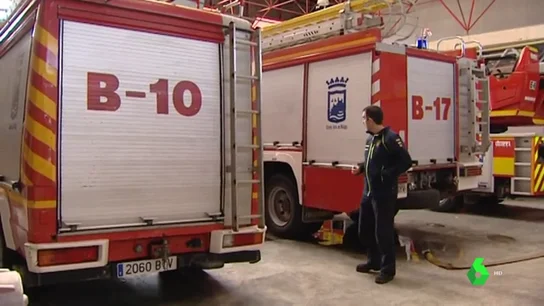Imagen de un parque de bomberos de Málaga Imagen de un parque de bomberos de Málaga