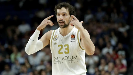 Sergio Llull, en un partido con el Real Madrid Sergio Llull, en un partido con el Real Madrid
