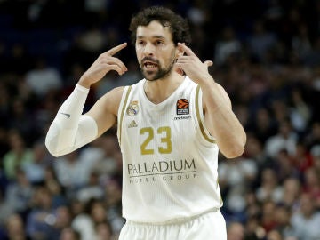 Sergio Llull, en un partido con el Real Madrid Sergio Llull, en un partido con el Real Madrid