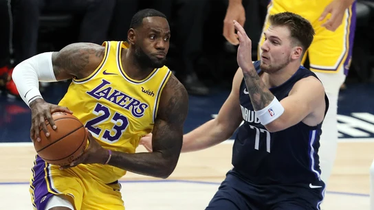 LeBron James, ante Doncic LeBron James, ante Doncic