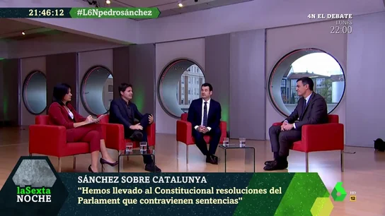 Sánchez, sobre Cataluña: "No ha habido enfrentamiento de la policía y los violentos, ha habido un ataque de los violentos a la sociedad catalana" Sánchez, sobre Cataluña: "No ha habido enfrentamiento de la policía y los violentos, ha habido un ataque de los violentos a la sociedad catalana"