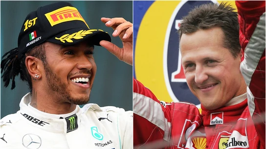 Lewis Hamilton y Michael Schumacher Lewis Hamilton y Michael Schumacher