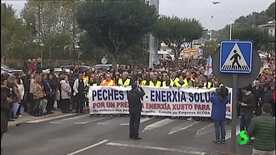Manifestación en Viveiro en apoyo a Alcoa y el empleo Manifestación en Viveiro en apoyo a Alcoa y el empleo