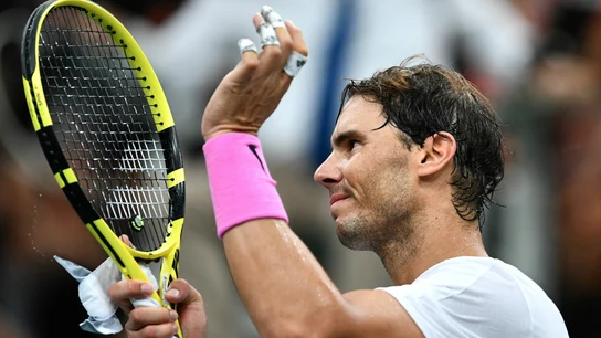 Rafa Nadal, tras un partido Rafa Nadal, tras un partido