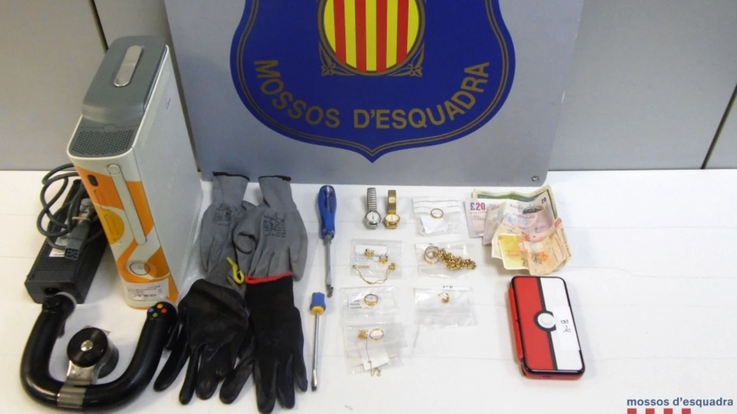 Material que usaban los ladrones para robar Material que usaban los ladrones para robar