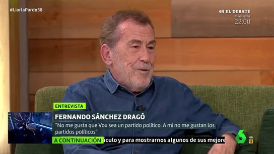 Fernando Sánchez Dragó, en Liarla Pardo Fernando Sánchez Dragó, en Liarla Pardo