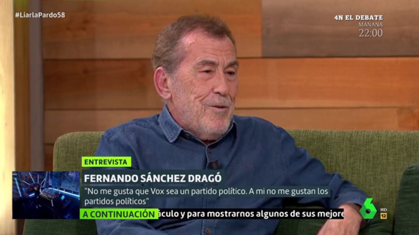 Fernando S&aacute;nchez Drag&oacute;, en Liarla Pardo