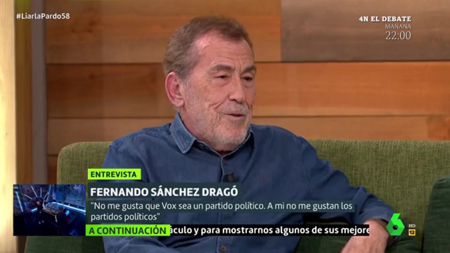 Fernando Sánchez Dragó, en Liarla Pardo Fernando Sánchez Dragó, en Liarla Pardo
