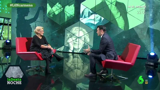 Manuela Carmena en laSexta Noche Manuela Carmena en laSexta Noche