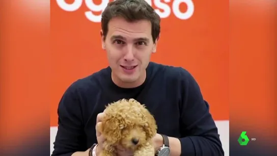 Rivera con el perro Lucas Rivera con el perro Lucas