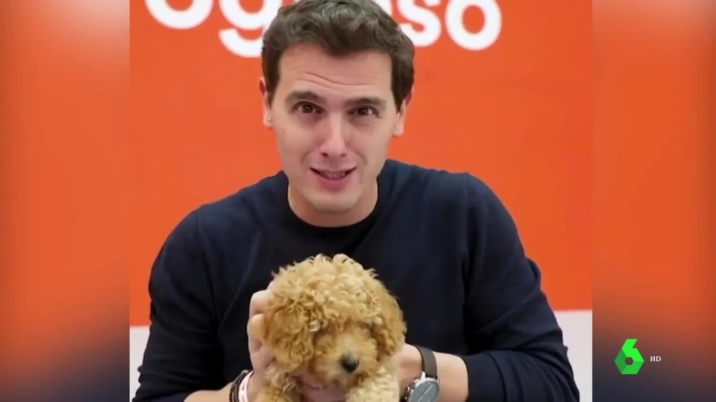Rivera con el perro Lucas Rivera con el perro Lucas
