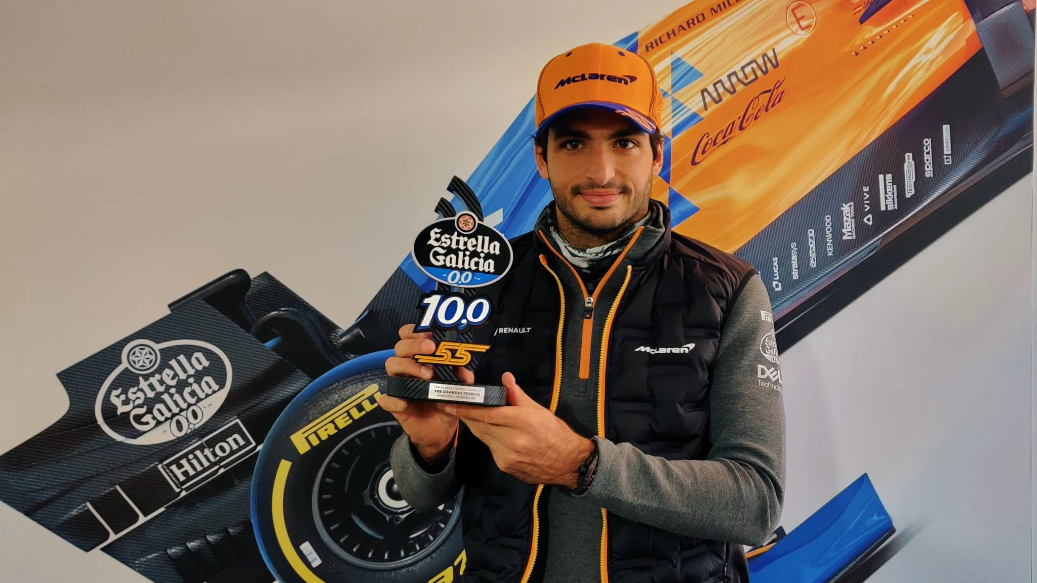 Carlos Sainz, centenario en la F1