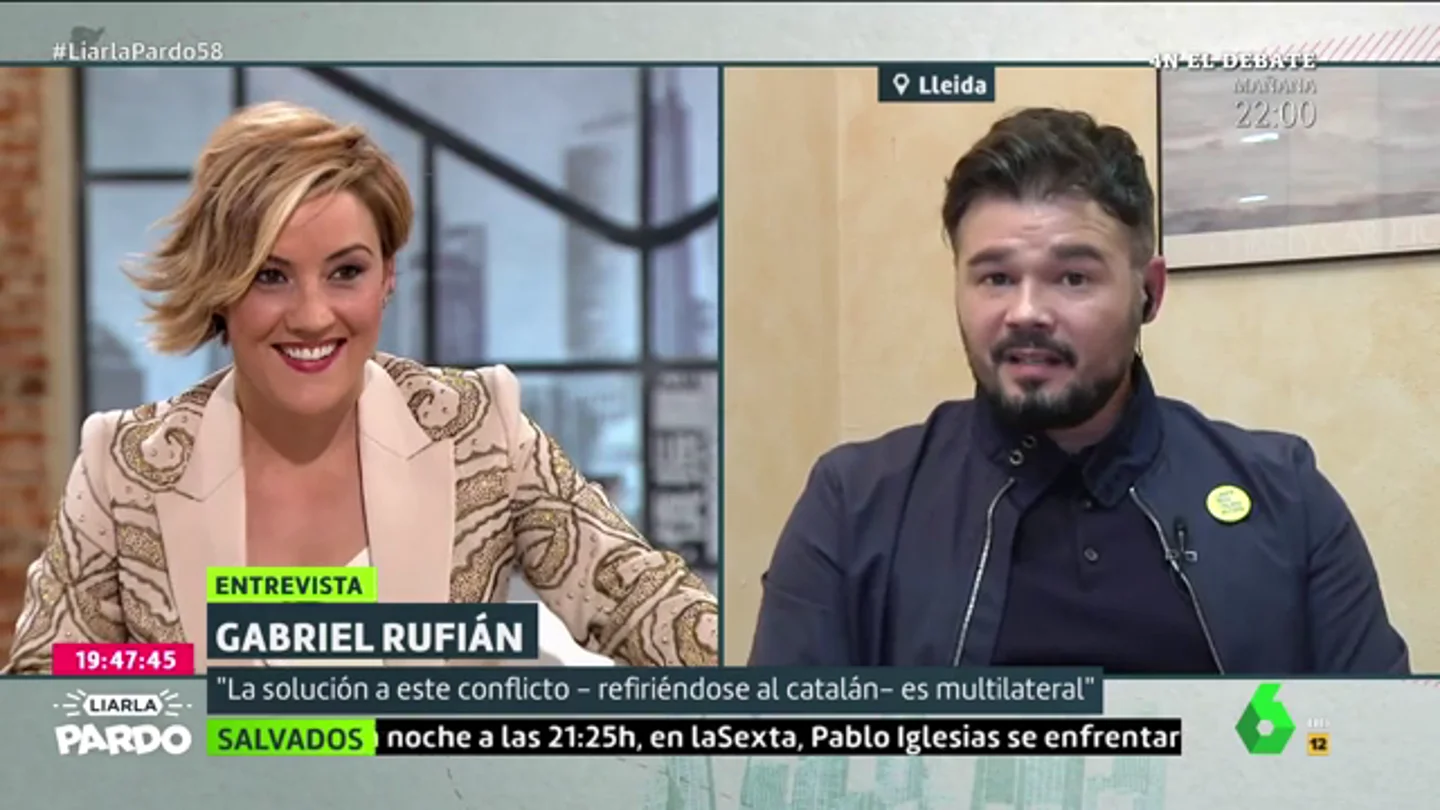 Gabriel Rufián: "Estoy dispuesto a que me insulten 150 veces más para evitar según que imágenes" Gabriel Rufián: "Estoy dispuesto a que me insulten 150 veces más para evitar según que imágenes"