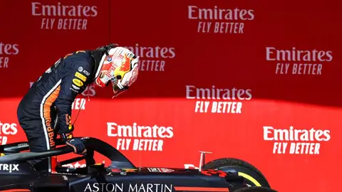 Max Verstappen cerró su carrera 100 en tercera posición Max Verstappen cerró su carrera 100 en tercera posición