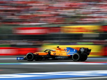 El MCL34 de Lando Norris El MCL34 de Lando Norris