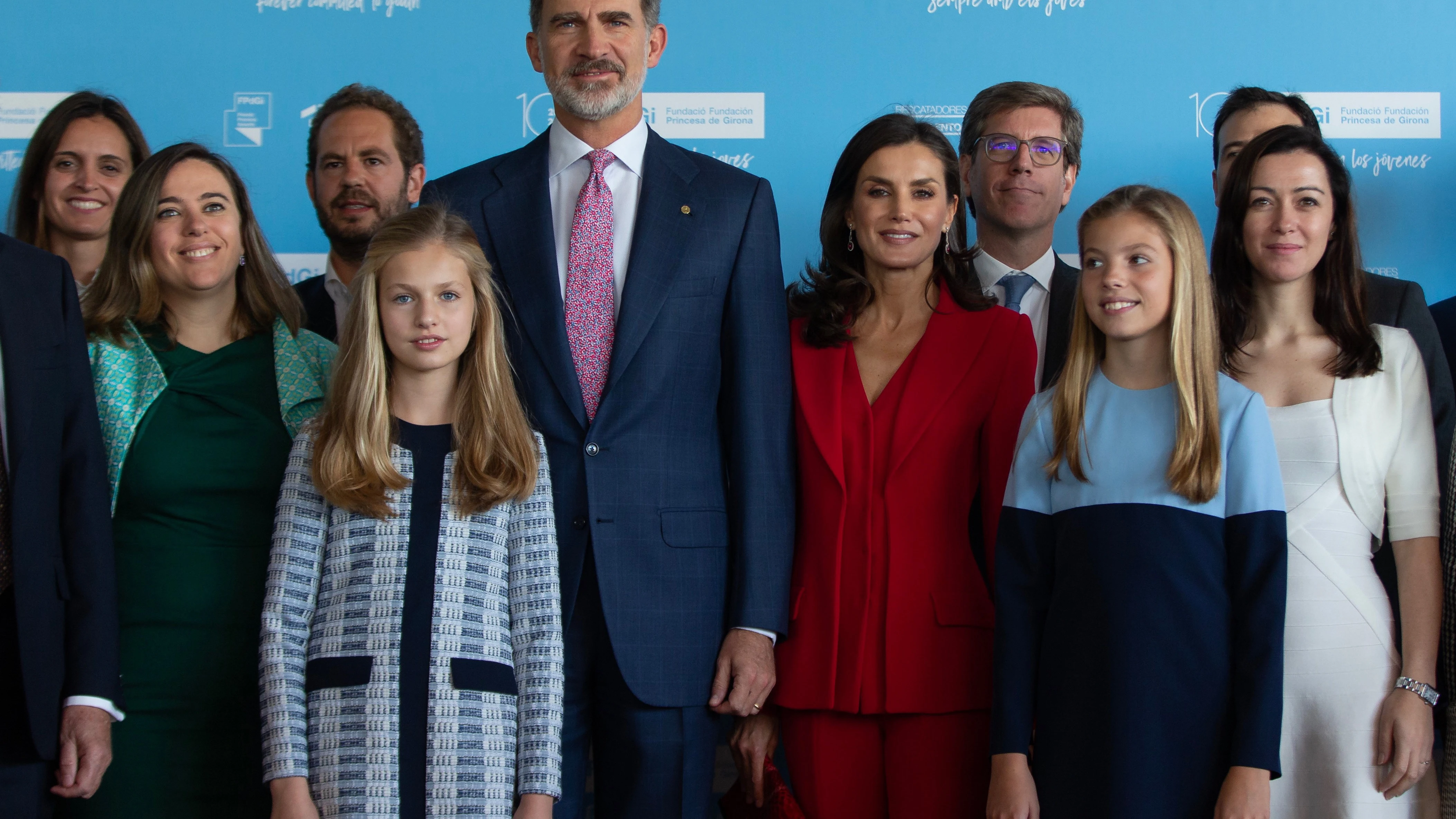 El Rey junto a la Princesa Leonor en los Premios Princesa de Girona