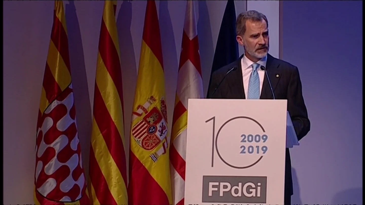 Felipe VI apela a una Cataluña "orgullosa de sus señas de identidad, plural e integradora" Felipe VI apela a una Cataluña "orgullosa de sus señas de identidad, plural e integradora"