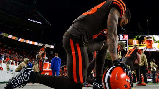 Odell Beckham Jr. con zapatillas negras en el mismo partido Odell Beckham Jr. con zapatillas negras en el mismo partido