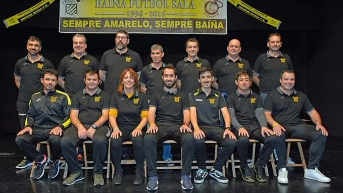 El equipo de fútbol sala gallego Baíña