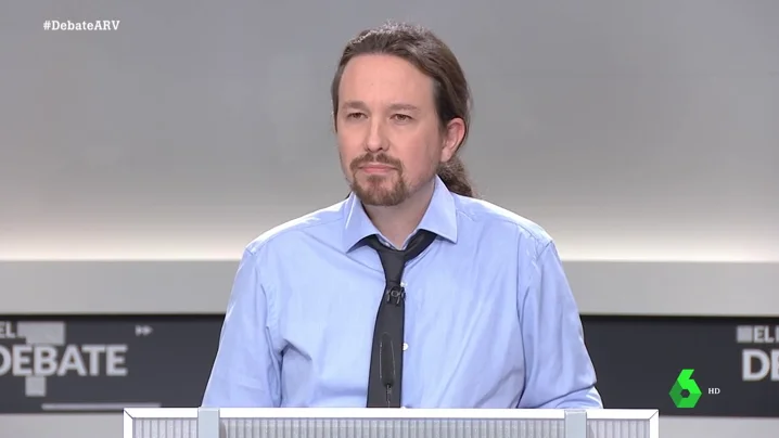 Pablo Iglesias en el debate